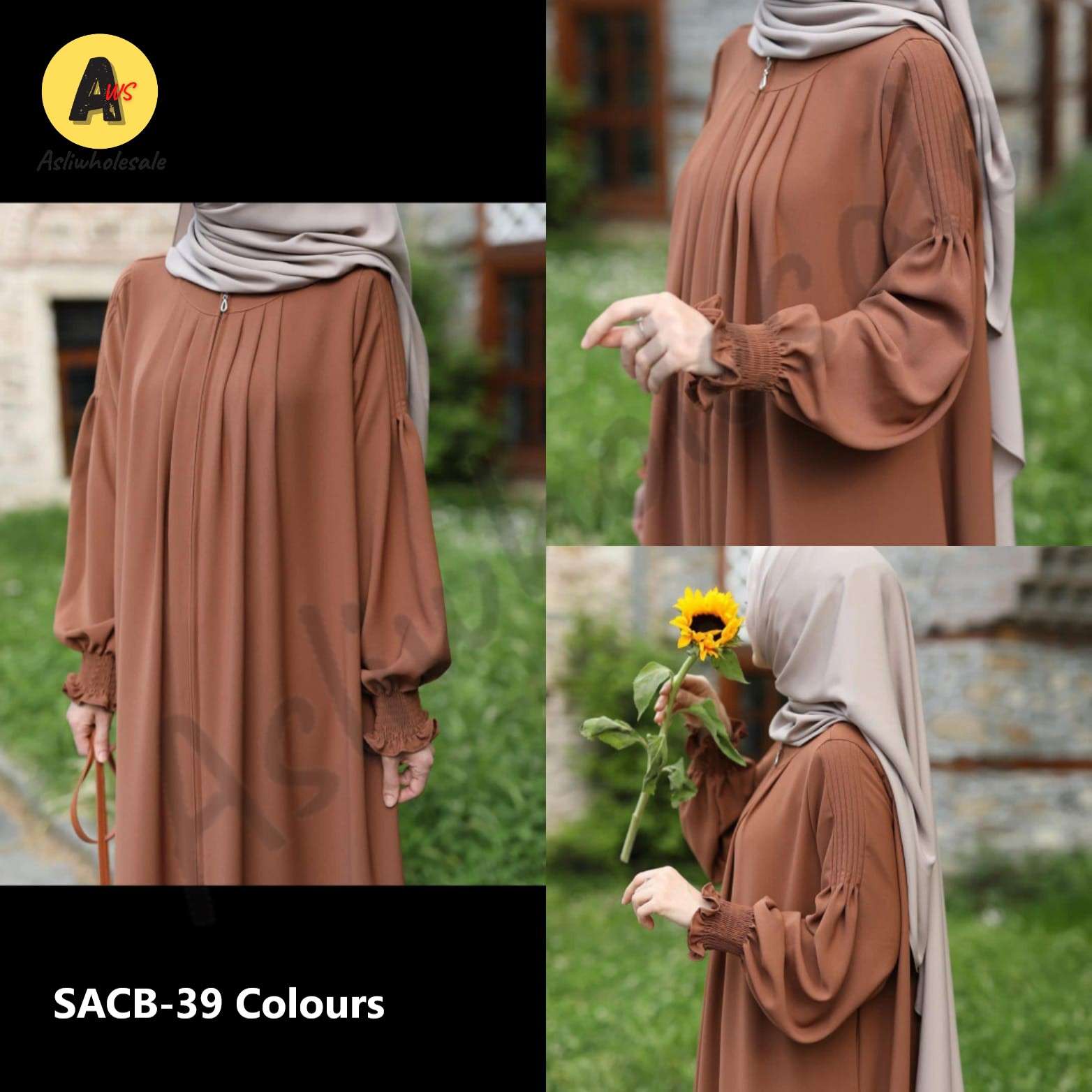 SACB-39 COLOURS BY ASLIWHOLESALE STYLISH DESIGNER MASA FIRDOUS BURQAS