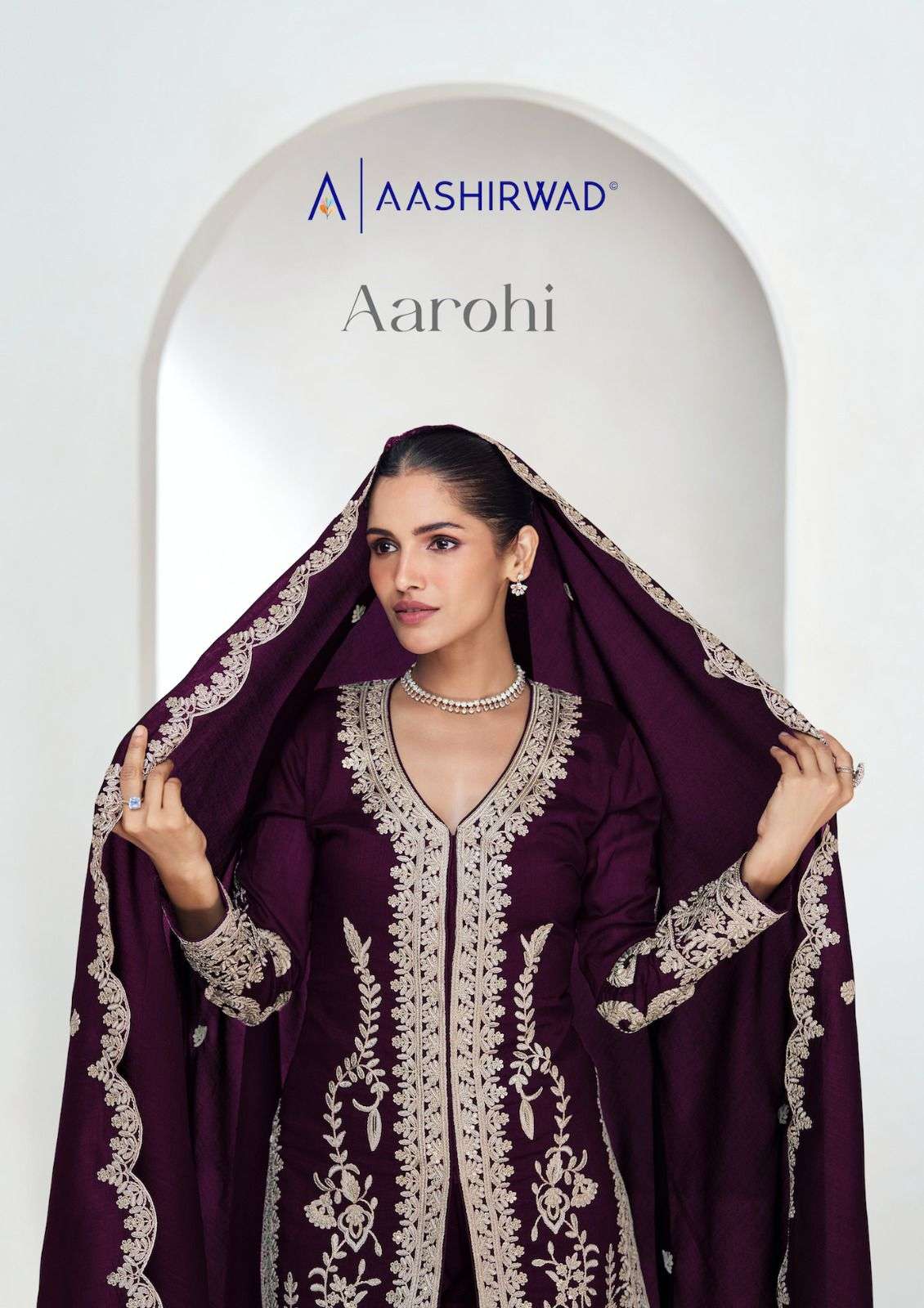 AAROHI BY AASHIRWAD CREATION 10057 TO 10060 SERIES DESIGNER PREMIUM SILK DRESSES