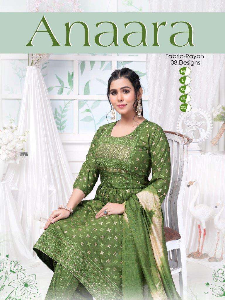 ANAARA VOL-01 BY ASLIWHOLESALE DESIGNER FACNY RAYON PRINT DRESSES